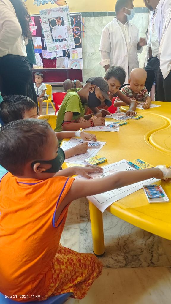Rose Day Celebration: Blossoms of Happiness for Cancer Kids